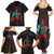 Hawaiian Demigod Maui Family Matching Summer Maxi Dress and Hawaiian Shirt Polynesian Mythology LT05 - Polynesian Pride