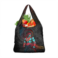 Hawaiian Demigod Maui Grocery Bag Polynesian Mythology LT05 1-pack One Size Black - Polynesian Pride