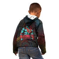 Hawaiian Demigod Maui Kid Hoodie Polynesian Mythology LT05 - Polynesian Pride