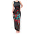 Hawaiian Demigod Maui Tank Maxi Dress Polynesian Mythology LT05 Women Black - Polynesian Pride