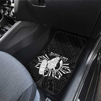 Philippines Tribal Car Mats King Lapu Lapu Black Version