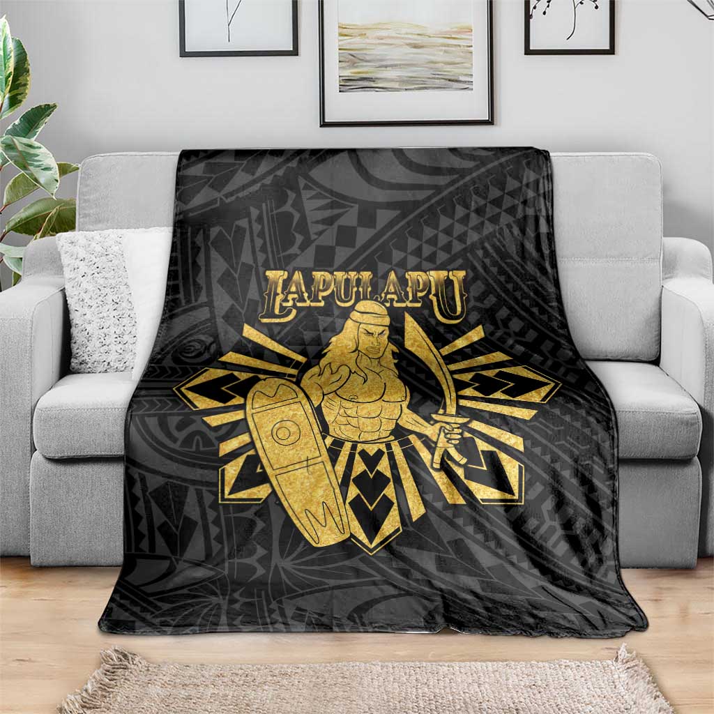 Philippines Tribal Blanket King Lapu Lapu Gold Version
