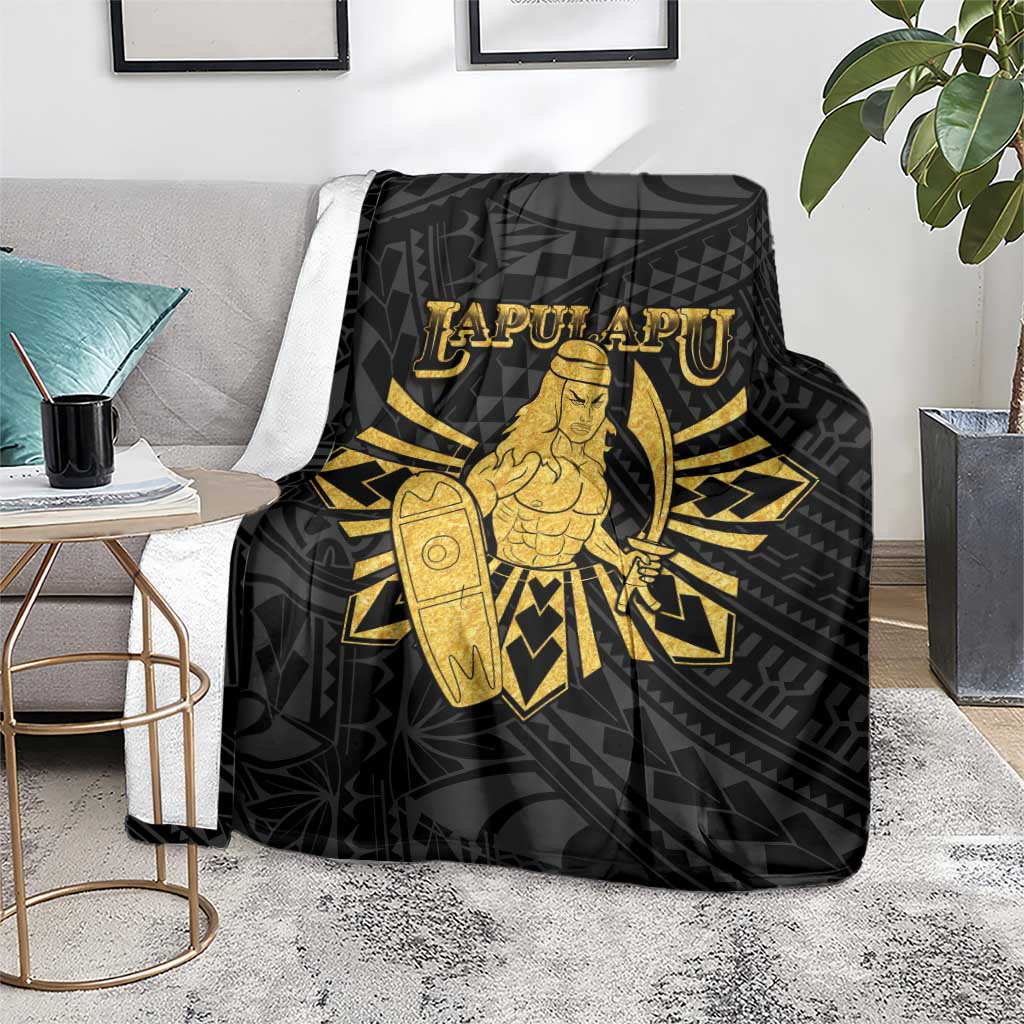 Philippines Tribal Blanket King Lapu Lapu Gold Version