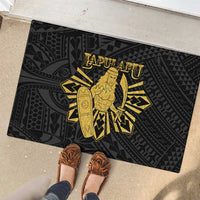 Philippines Tribal Rubber Doormat King Lapu Lapu Gold Version