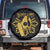 Philippines Tribal Spare Tire Cover King Lapu Lapu Gold Version