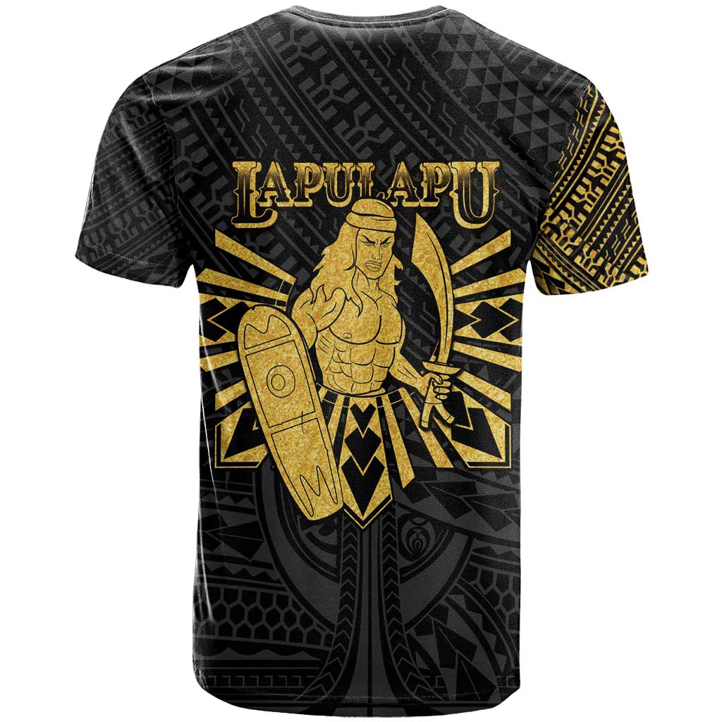 Philippines Tribal T Shirt King Lapu Lapu Gold Version