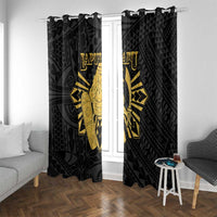 Philippines Tribal Window Curtain King Lapu Lapu Gold Version