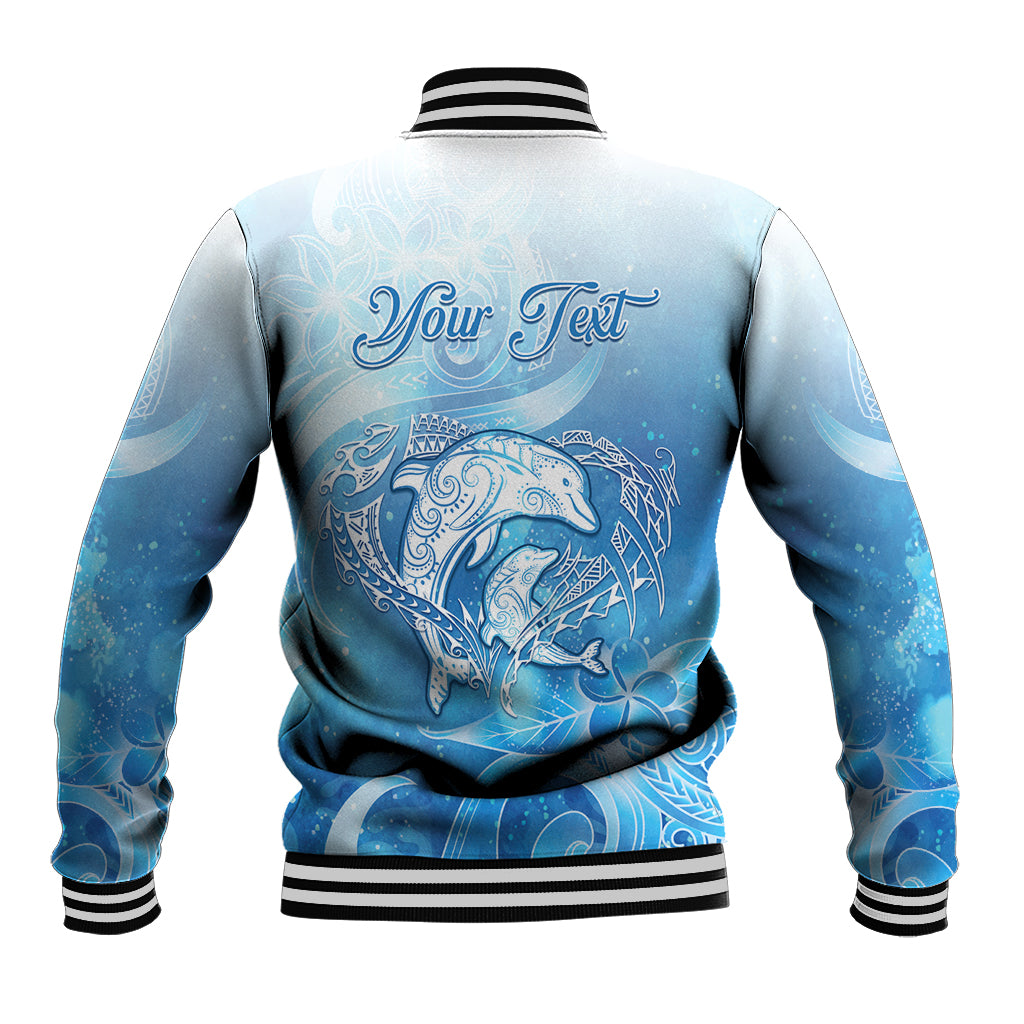 Mother's Love Is Deeper Than Ocean Baseball Jacket Polynesian Style
