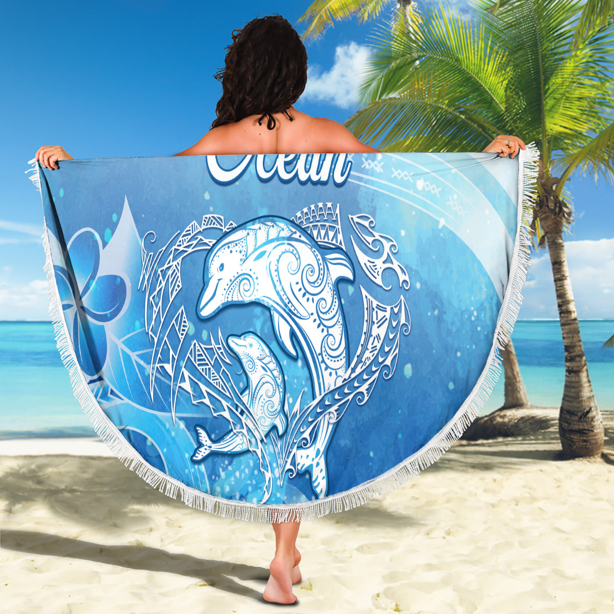 Mother's Love Is Deeper Than Ocean Beach Blanket Polynesian Style LT05 - Polynesian Pride