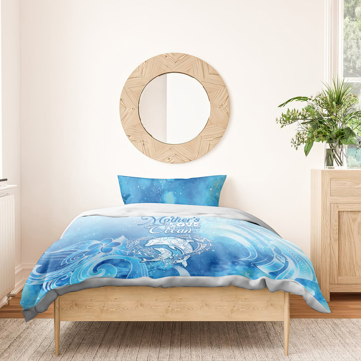 Mother's Love Is Deeper Than Ocean Bedding Set Polynesian Style LT05 - Polynesian Pride