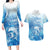 Mother's Love Is Deeper Than Ocean Couples Matching Long Sleeve Bodycon Dress and Hawaiian Shirt Polynesian Style