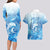 Mother's Love Is Deeper Than Ocean Couples Matching Long Sleeve Bodycon Dress and Hawaiian Shirt Polynesian Style