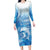 Mother's Love Is Deeper Than Ocean Family Matching Long Sleeve Bodycon Dress and Hawaiian Shirt Polynesian Style