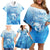 Mother's Love Is Deeper Than Ocean Family Matching Off Shoulder Short Dress and Hawaiian Shirt Polynesian Style