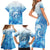 Mother's Love Is Deeper Than Ocean Family Matching Short Sleeve Bodycon Dress and Hawaiian Shirt Polynesian Style