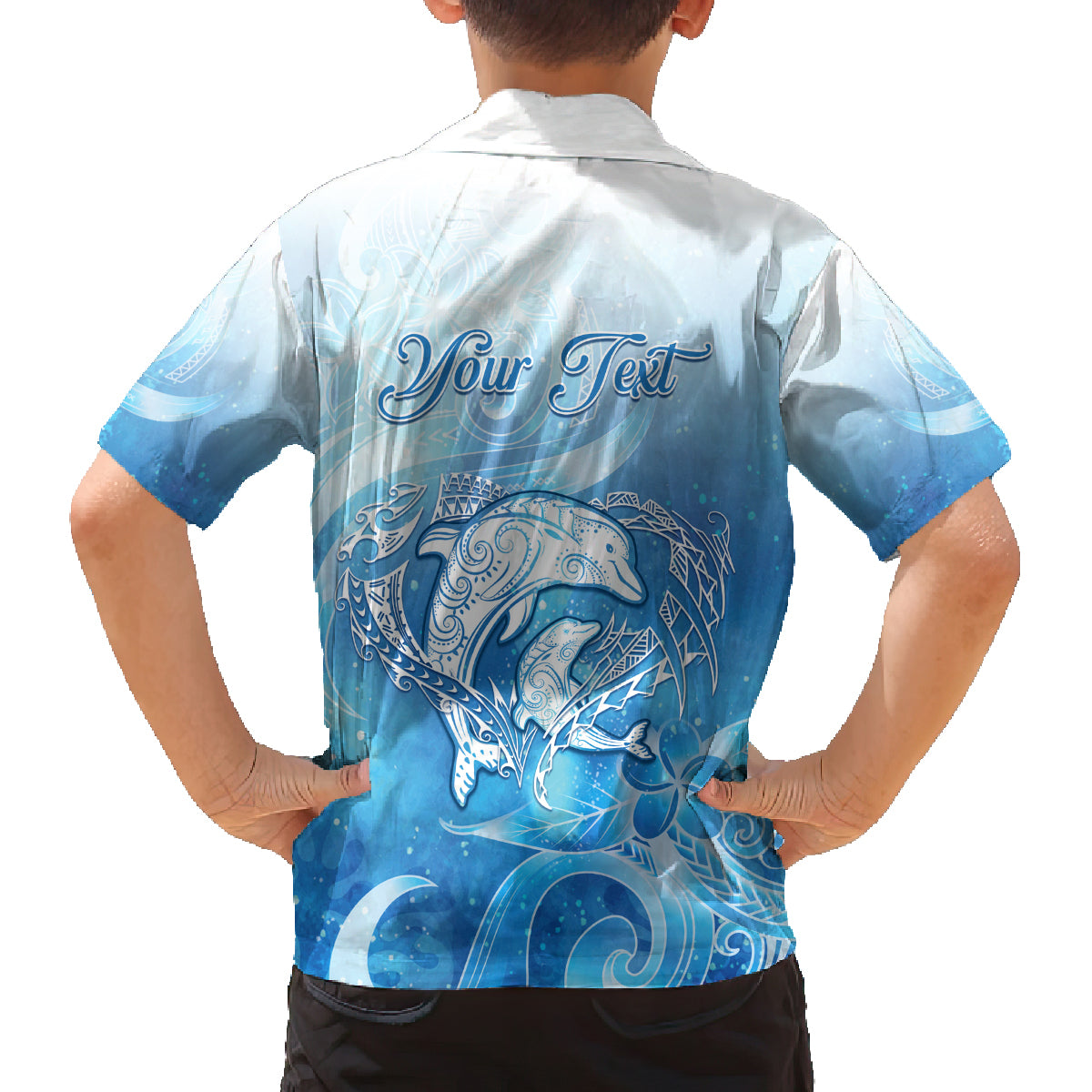 Mother's Love Is Deeper Than Ocean Family Matching Tank Maxi Dress and Hawaiian Shirt Polynesian Style
