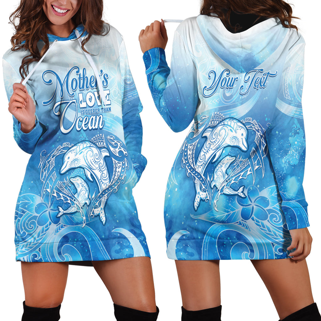 Mother's Love Is Deeper Than Ocean Hoodie Dress Polynesian Style LT05 - Polynesian Pride