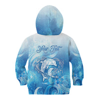 Mother's Love Is Deeper Than Ocean Kid Hoodie Polynesian Style