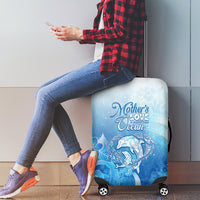 Mother's Love Is Deeper Than Ocean Luggage Cover Polynesian Style