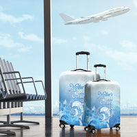 Mother's Love Is Deeper Than Ocean Luggage Cover Polynesian Style