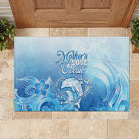 Mother's Love Is Deeper Than Ocean Rubber Doormat Polynesian Style LT05 - Polynesian Pride
