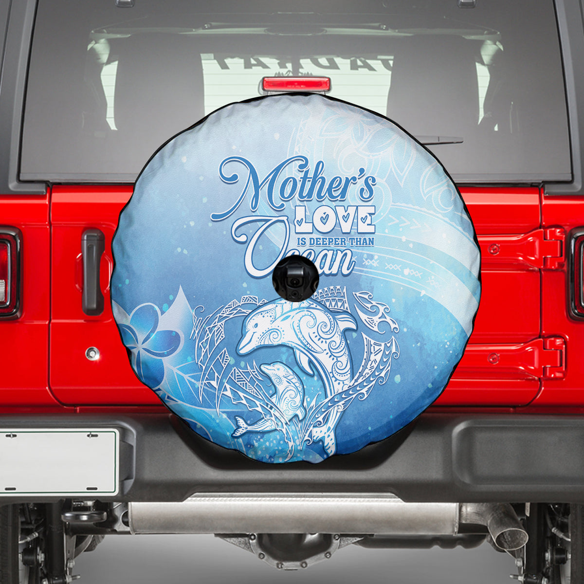 Mother's Love Is Deeper Than Ocean Spare Tire Cover Polynesian Style LT05 - Polynesian Pride