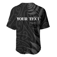 Personalised New Zealand Chur Bro Baseball Jersey Maori Koru With Silver Fern LT05 - Polynesian Pride