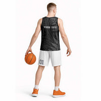 Personalised New Zealand Chur Bro Basketball Jersey Maori Koru With Silver Fern LT05 - Polynesian Pride