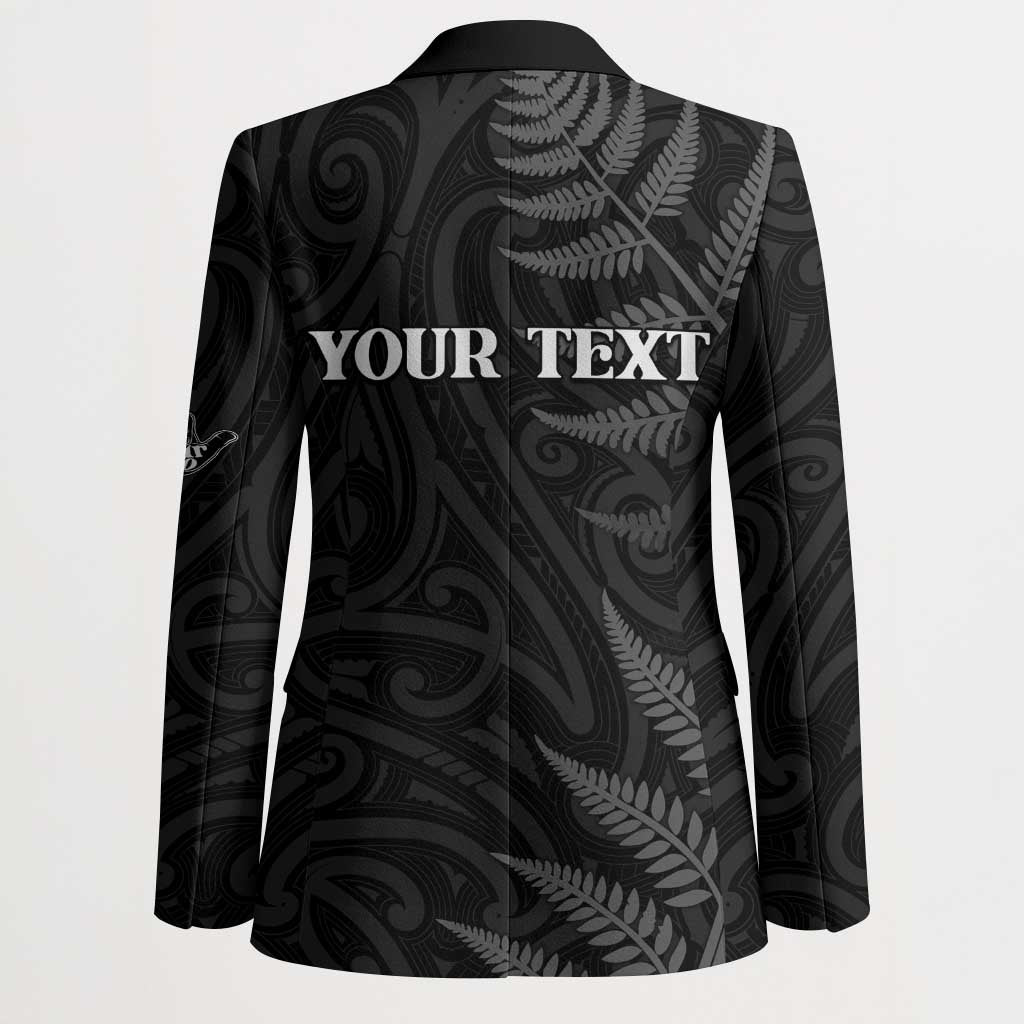 Personalised New Zealand Chur Bro Blazer Maori Koru With Silver Fern LT05 - Polynesian Pride