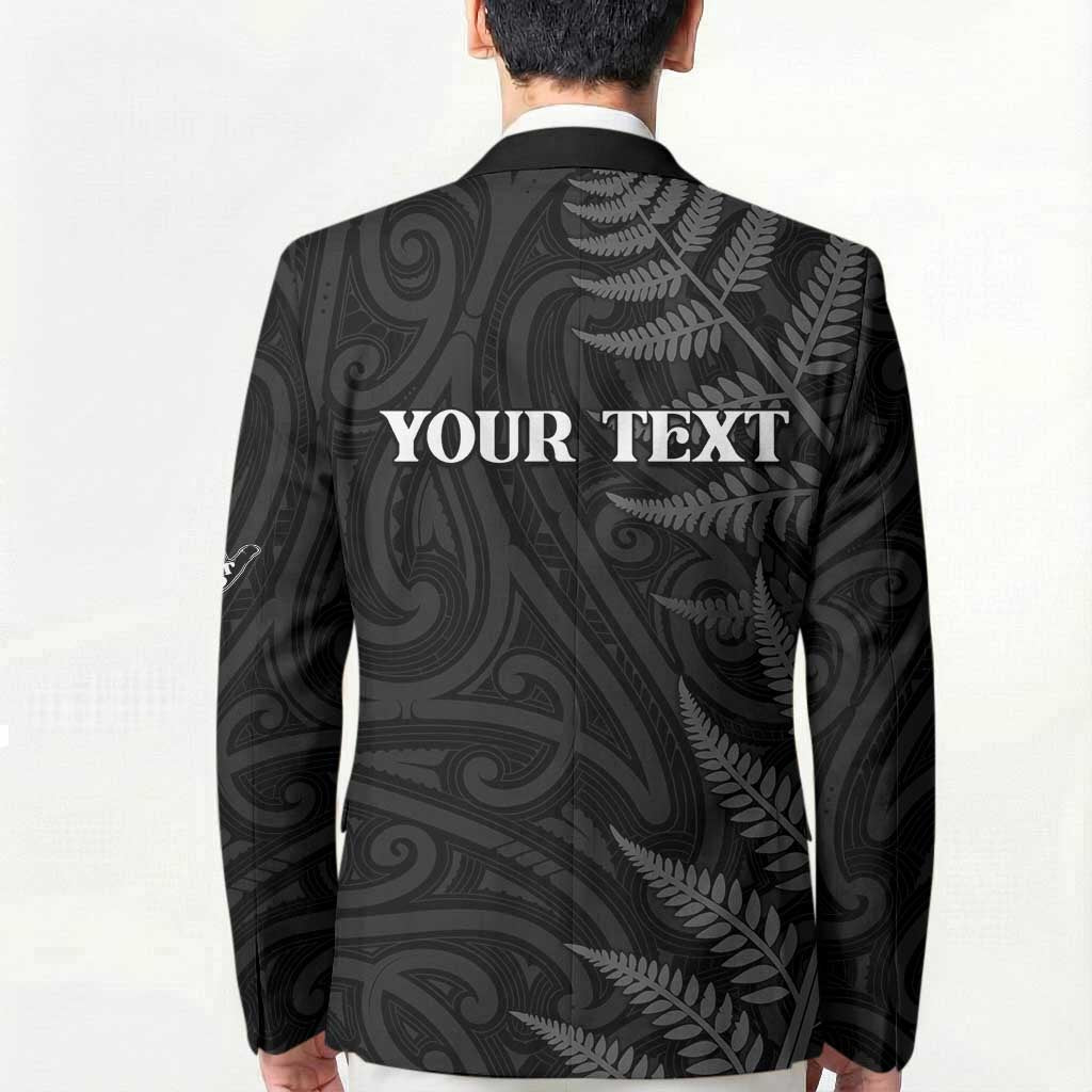 Personalised New Zealand Chur Bro Blazer Maori Koru With Silver Fern LT05 - Polynesian Pride