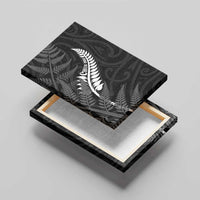 New Zealand Chur Bro Canvas Wall Art Maori Koru With Silver Fern LT05 - Polynesian Pride