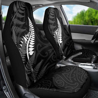 New Zealand Chur Bro Car Seat Cover Maori Koru With Silver Fern