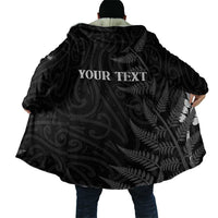 Personalised New Zealand Chur Bro Cloak Maori Koru With Silver Fern LT05 - Polynesian Pride
