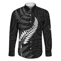 Personalised New Zealand Chur Bro Family Matching Tank Maxi Dress and Hawaiian Shirt Maori Koru With Silver Fern