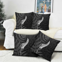 New Zealand Chur Bro Pillow Cover Maori Koru With Silver Fern LT05 - Polynesian Pride