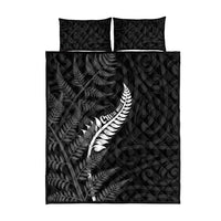 New Zealand Chur Bro Quilt Bed Set Maori Koru With Silver Fern LT05 - Polynesian Pride