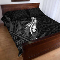 New Zealand Chur Bro Quilt Bed Set Maori Koru With Silver Fern LT05 - Polynesian Pride