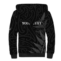 Personalised New Zealand Chur Bro Sherpa Hoodie Maori Koru With Silver Fern LT05 - Polynesian Pride