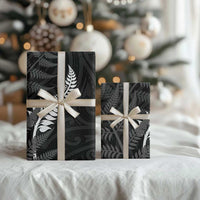 New Zealand Chur Bro Wrapping Paper Maori Koru With Silver Fern LT05 - Polynesian Pride