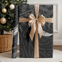New Zealand Chur Bro Wrapping Paper Maori Koru With Silver Fern LT05 - Polynesian Pride