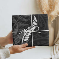 New Zealand Chur Bro Wrapping Paper Maori Koru With Silver Fern LT05 - Polynesian Pride