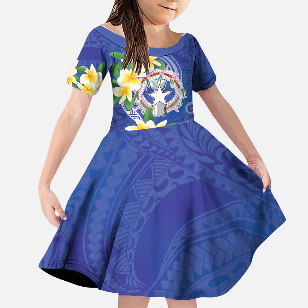 Northern Mariana Islands Chamorro Family Matching Tank Maxi Dress and Hawaiian Shirt Plumeria Curves Style Navy Version