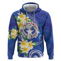 Northern Mariana Islands Chamorro Zip Hoodie Plumeria Curves Style Navy Version LT05 Pullover Hoodie Navy - Polynesian Pride