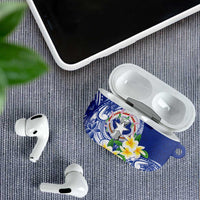 Northern Mariana Islands AirPods Case Polynesian Pattern With Frangipani LT05 - Polynesian Pride