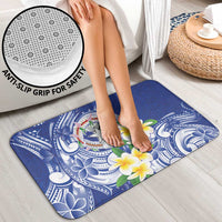 Northern Mariana Islands Bathroom Set Polynesian Pattern With Frangipani LT05 - Polynesian Pride