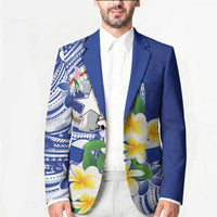 Northern Mariana Islands Blazer Polynesian Pattern With Frangipani LT05 - Polynesian Pride