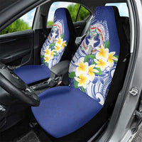 Northern Mariana Islands Car Seat Cover Polynesian Pattern With Frangipani LT05 - Polynesian Pride