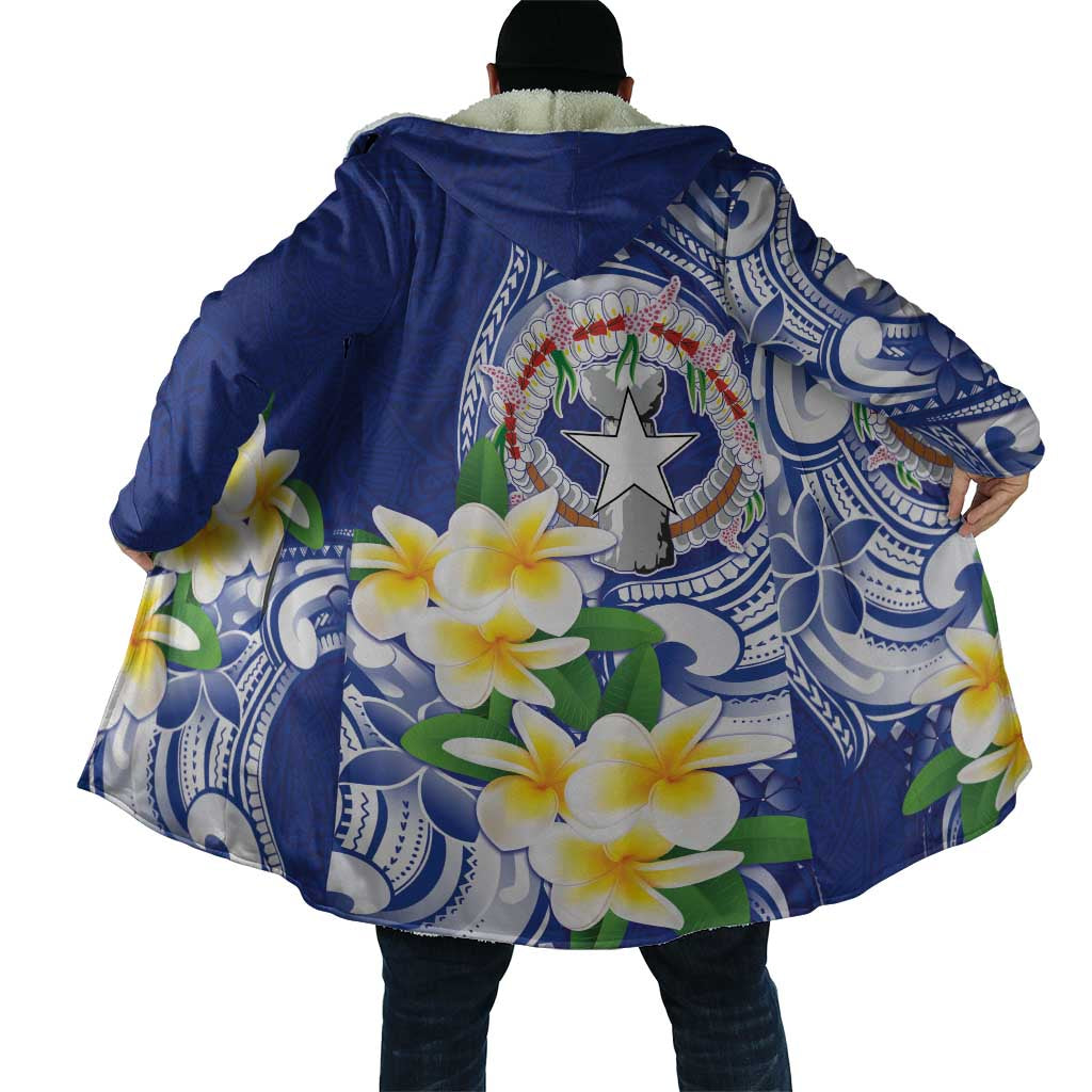 Northern Mariana Islands Cloak Polynesian Pattern With Frangipani LT05 - Polynesian Pride