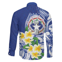 Northern Mariana Islands Family Matching Short Sleeve Bodycon Dress and Hawaiian Shirt Polynesian Pattern With Frangipani