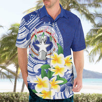 Northern Mariana Islands Hawaiian Shirt Polynesian Pattern With Frangipani LT05 - Polynesian Pride
